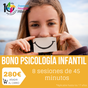 PSICOLOGIA INFANTIL BONO 8 SESIONES 45 MIN